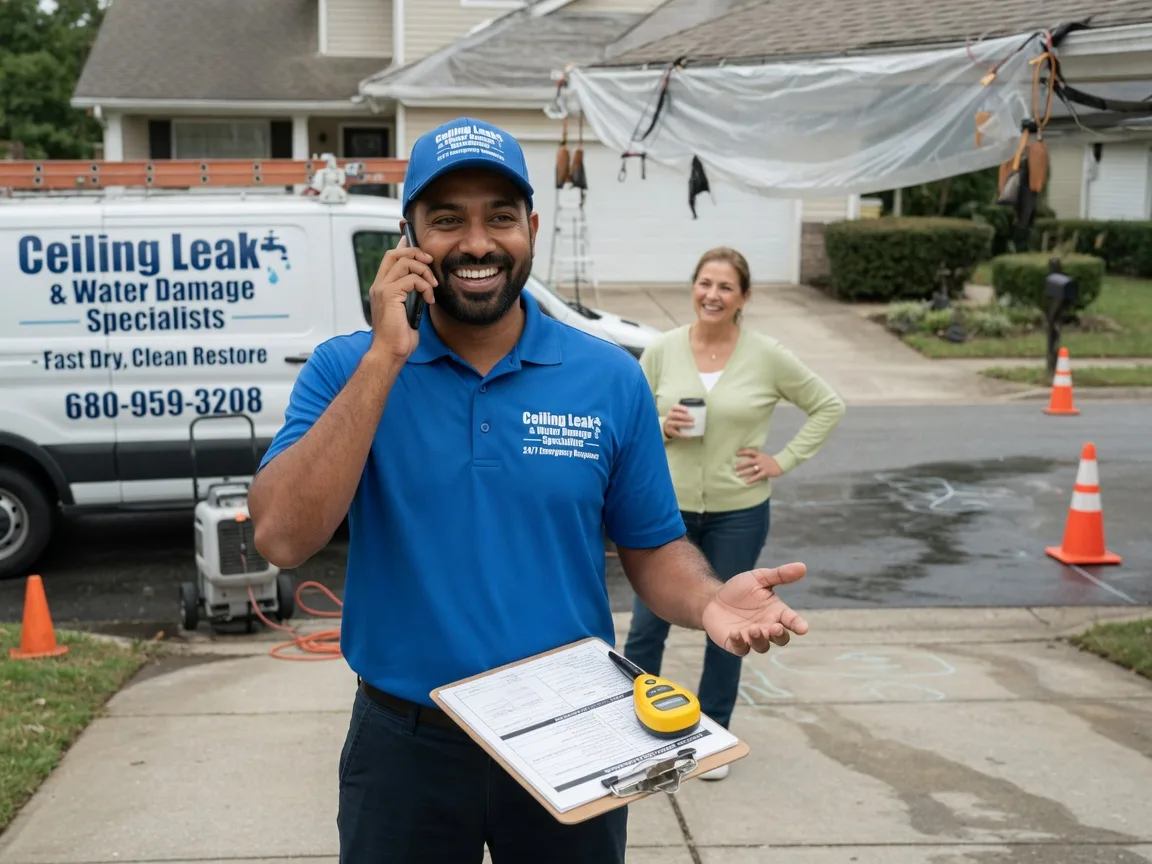 Ceiling Leak Cleanup Perkinsville, VT FAQs